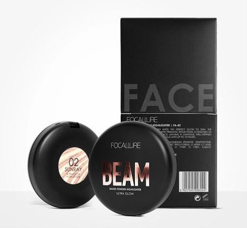 FOCALLURE Ultra Glow Beam Highlighter Face Bronzer Powder
