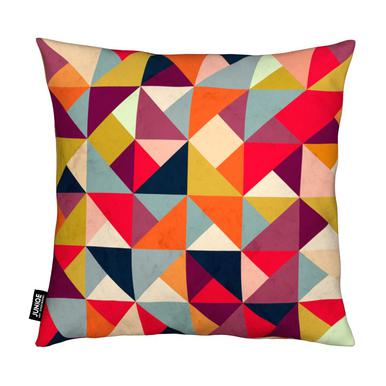 Bright Geometric Happy Pattern