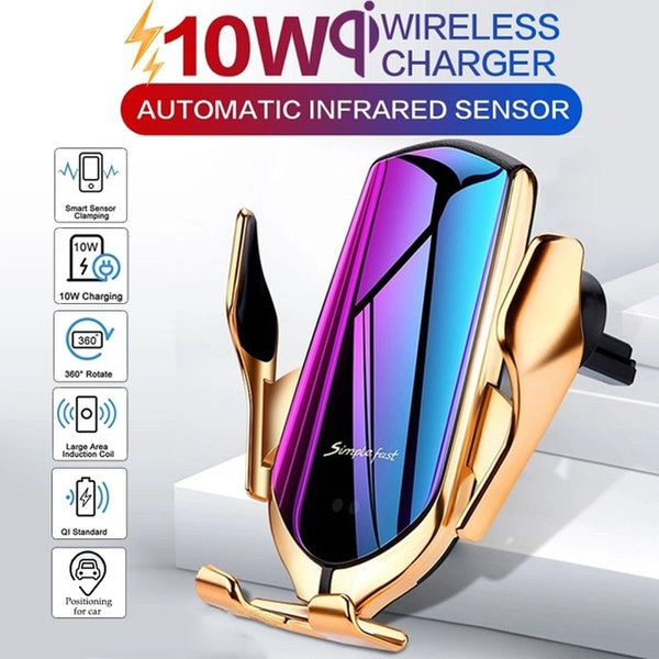 R1 Car Wireless Charging Infrared Automatic Sensing