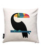 Rainbow Toucan Cushion Cover