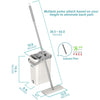 4 in 1 Flat Mop and Bucket Hand Free Wringing Floor Cleaning Mop