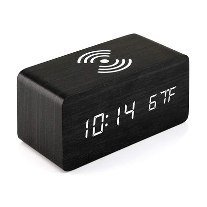 Wooden Alarm Clock