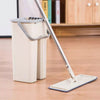 4 in 1 Flat Mop and Bucket Hand Free Wringing Floor Cleaning Mop
