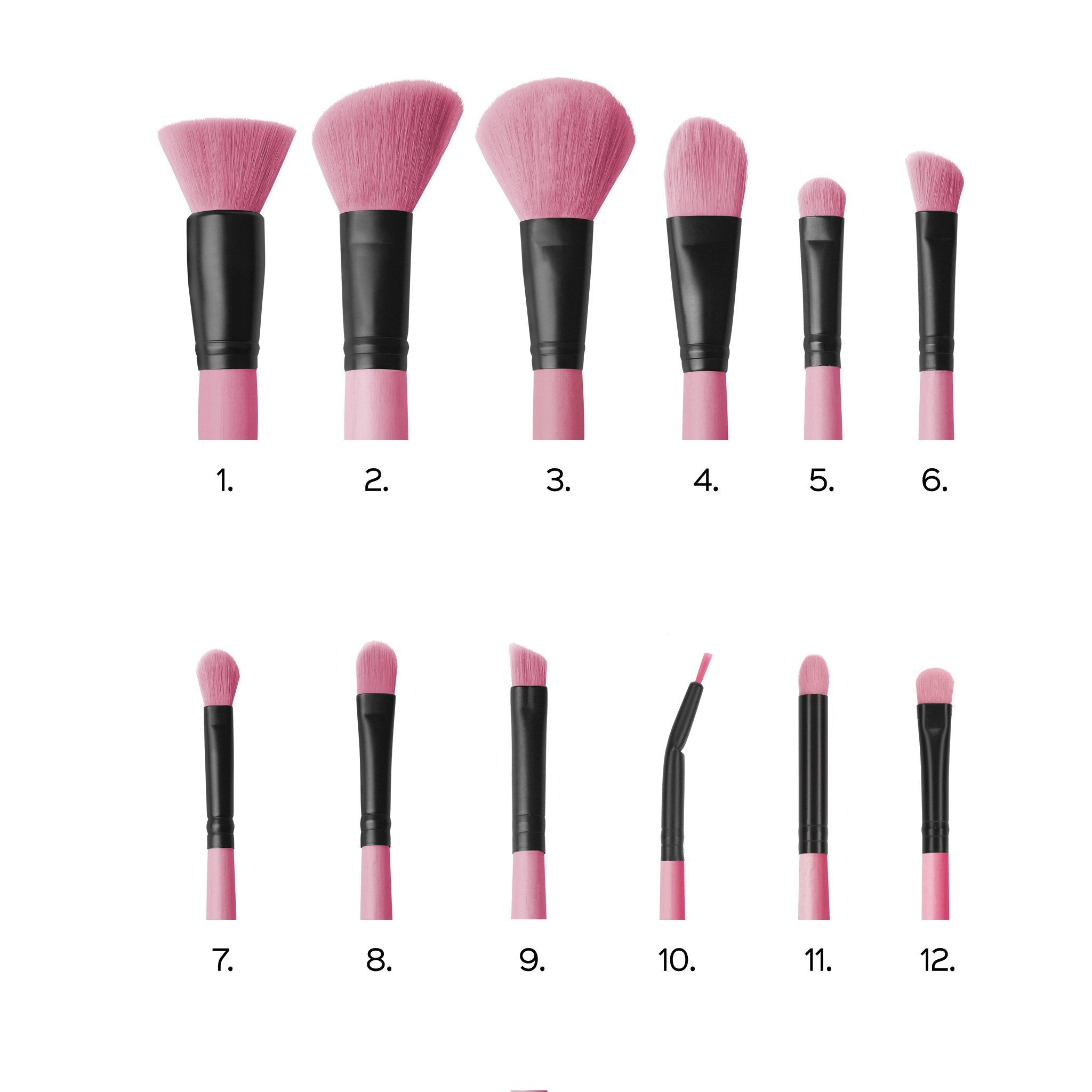 Brush Affair Collection 12 Piece Makeup Brush Set in Cherry Blossom