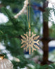 Gold Snowflake Ornaments (Set of 6)