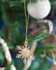 Gold Snowflake Ornaments (Set of 6)