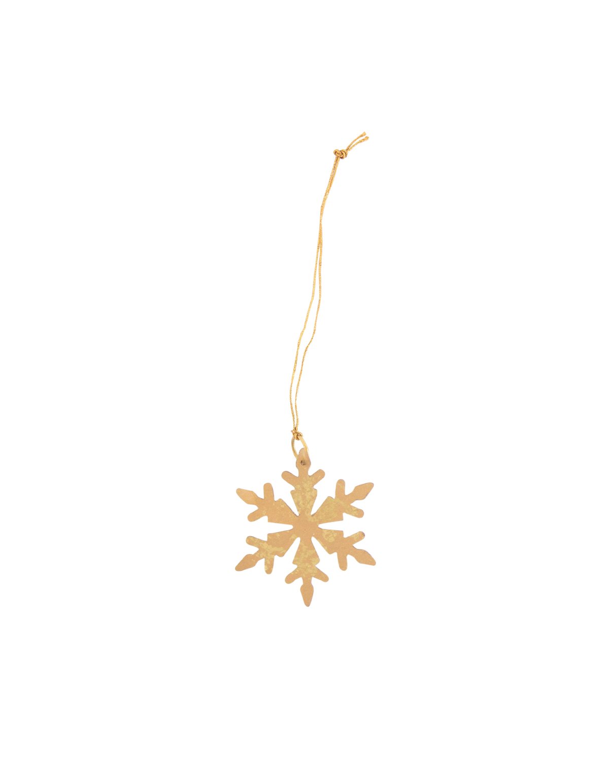 Gold Snowflake Ornaments (Set of 6)