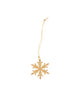 Gold Snowflake Ornaments (Set of 6)