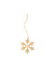 Gold Snowflake Ornaments (Set of 6)