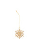 Gold Snowflake Ornaments (Set of 6)