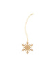Gold Snowflake Ornaments (Set of 6)