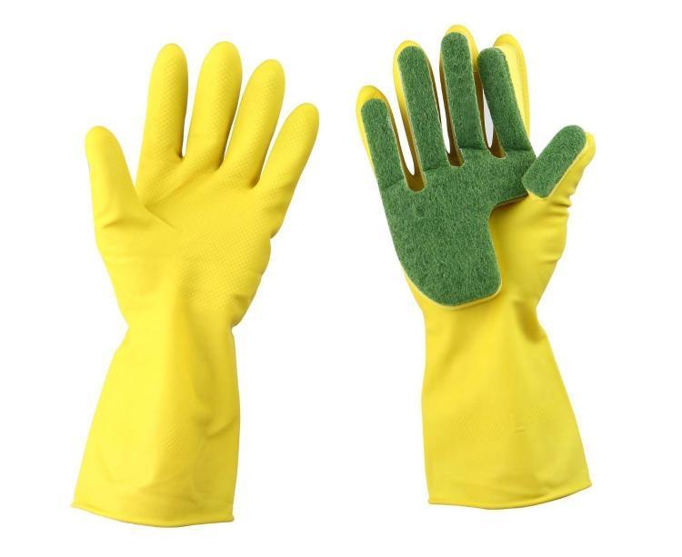 Kitchen Cleaning Gloves Sponge Fingers