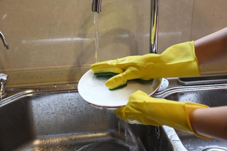 Kitchen Cleaning Gloves Sponge Fingers