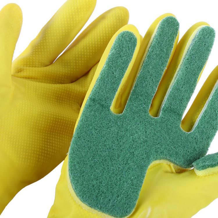 Kitchen Cleaning Gloves Sponge Fingers