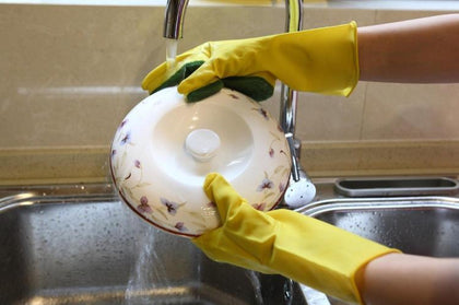 Kitchen Cleaning Gloves Sponge Fingers