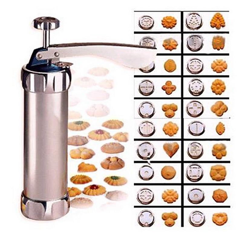Cookies Press Cutter Kitchen Set With 20 Cookie Molds and 4 Nozzles