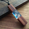 Handmade Vintage Resin Wood Pendant Necklace [10 Variants]