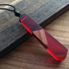 Handmade Vintage Resin Wood Pendant Necklace [10 Variants]