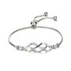 Luxurious Crystal Bracelet Silver