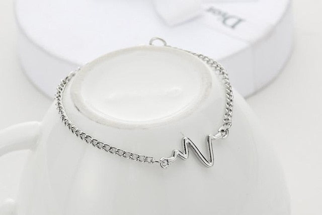 Bileklik Ecg Figure Lightning Bracelet