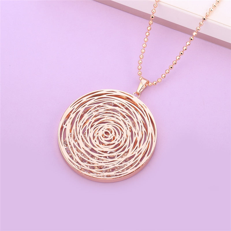Necklace Sweater Long Sweater Jewelry Geometric