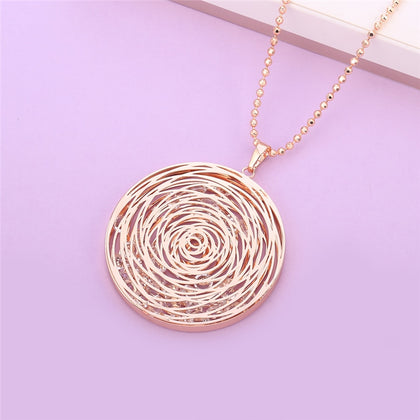 Necklace Sweater Long Sweater Jewelry Geometric