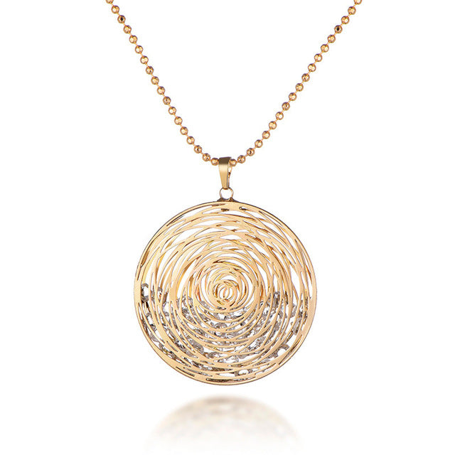 Necklace Sweater Long Sweater Jewelry Geometric