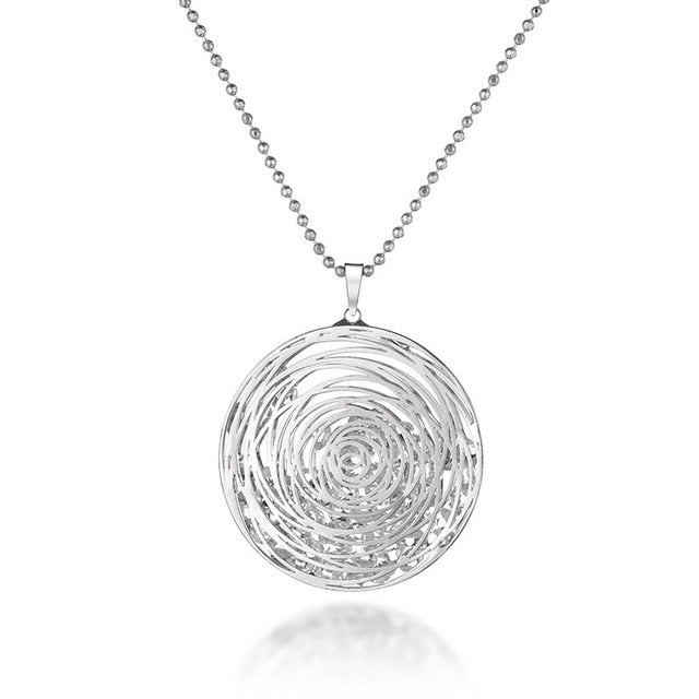 Necklace Sweater Long Sweater Jewelry Geometric
