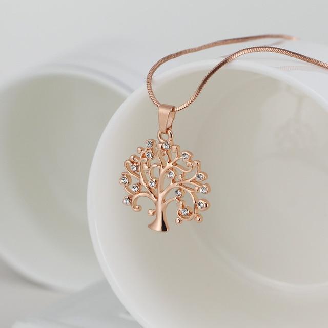 Tree Of Life Pendant Necklace Women Jewelr