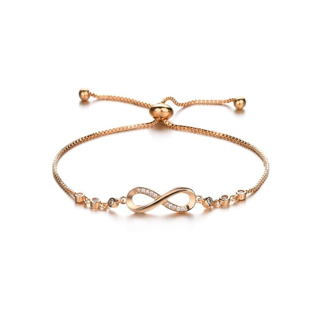 Luxurious Crystal Bracelet Silver