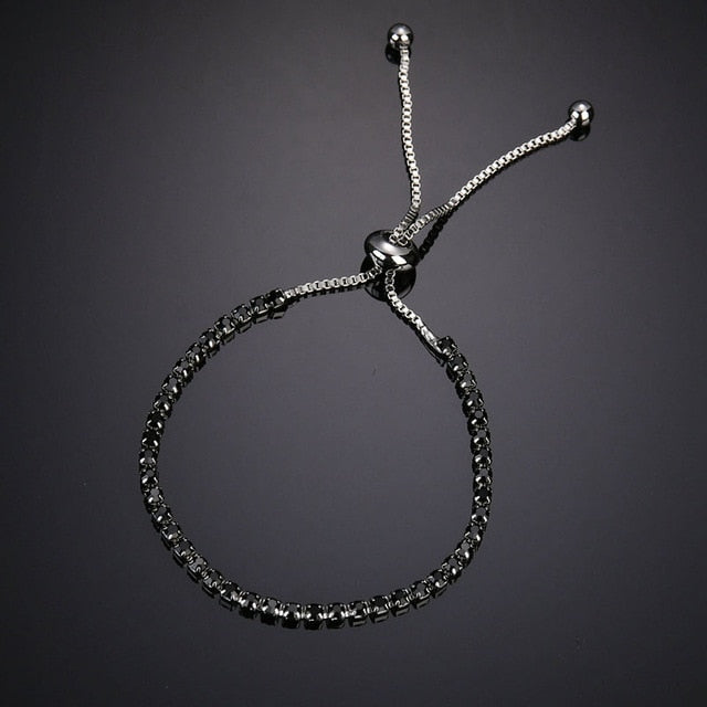 Luxurious Crystal Bracelet Silver