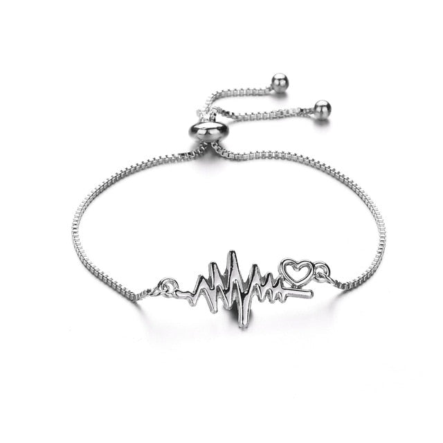 Luxurious Crystal Bracelet Silver