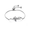 Luxurious Crystal Bracelet Silver
