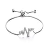 Luxurious Crystal Bracelet Silver