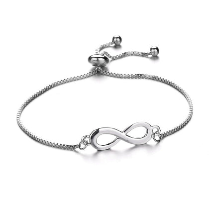Luxurious Crystal Bracelet Silver