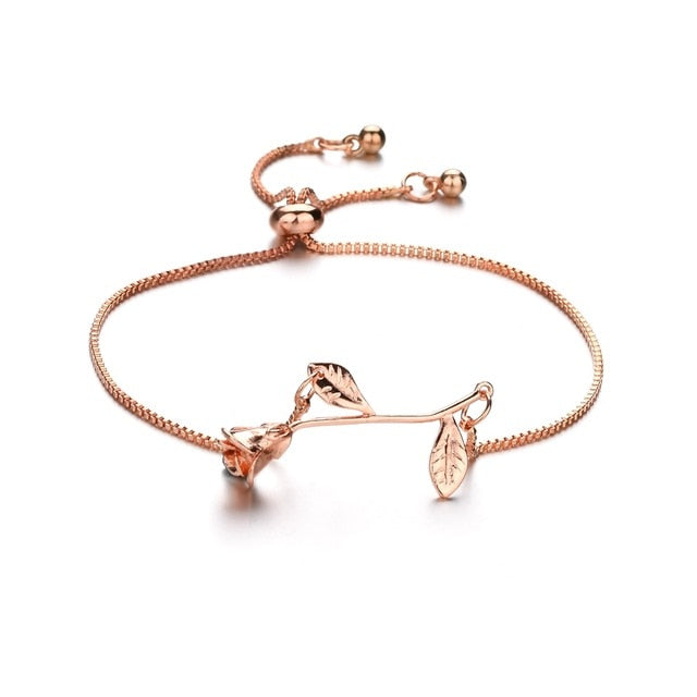 Luxurious Crystal Bracelet Silver