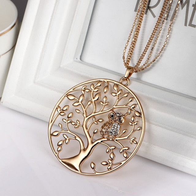 Tree Of Life Gold Jewelry Silver Chain