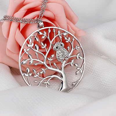 Tree Of Life Gold Jewelry Silver Chain