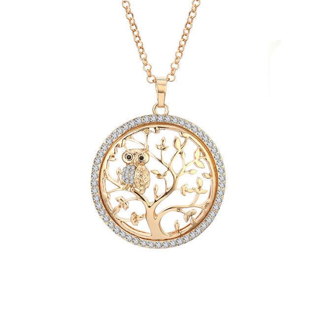 Tree Of Life Gold Jewelry Silver Chain