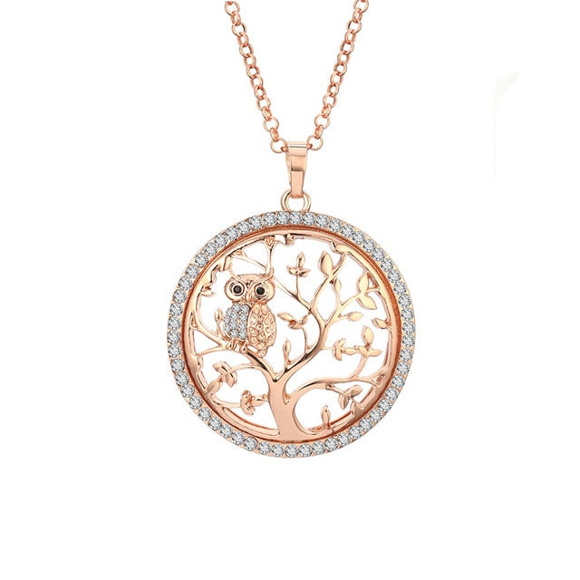 Tree Of Life Gold Jewelry Silver Chain