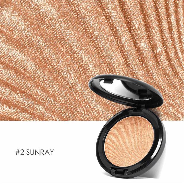 FOCALLURE Ultra Glow Beam Highlighter Face Bronzer Powder